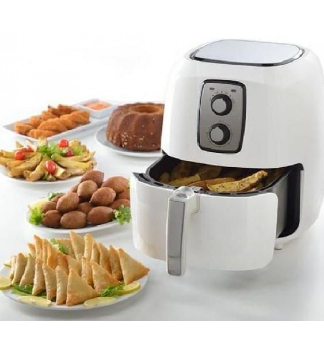 Fryer without oil from Alsaif Big Size 6 Liter - AL7201